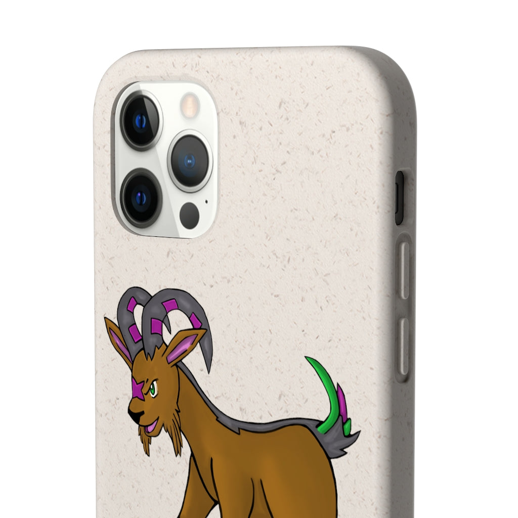 Elkwok Biodegradable Case made from plant-based materials, featuring a slim design and precise cutouts for connectivity.