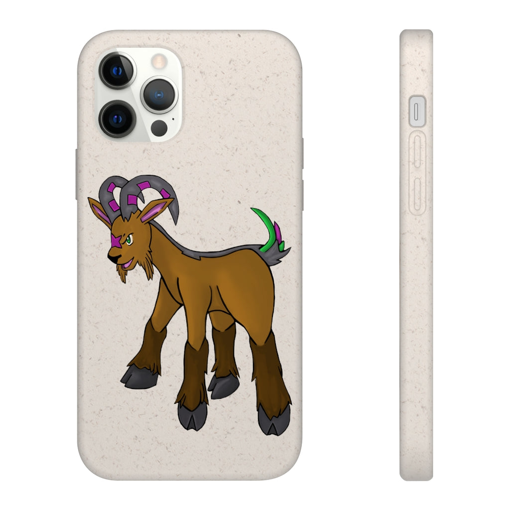 Elkwok Biodegradable Case made from plant-based materials, featuring a slim design and precise cutouts for connectivity.