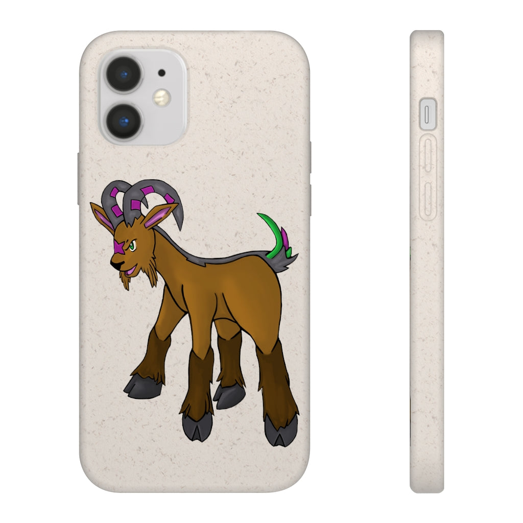 Elkwok Biodegradable Case made from plant-based materials, featuring a slim design and precise cutouts for connectivity.