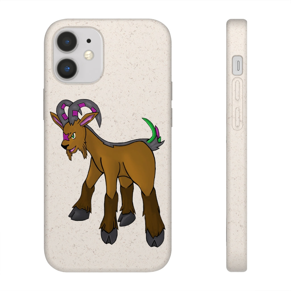 Elkwok Biodegradable Case made from plant-based materials, featuring a slim design and precise cutouts for connectivity.