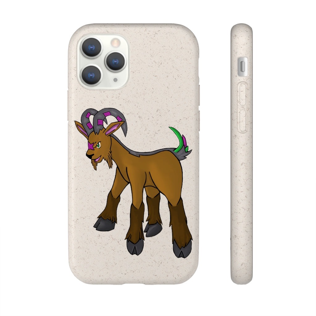 Elkwok Biodegradable Case made from plant-based materials, featuring a slim design and precise cutouts for connectivity.