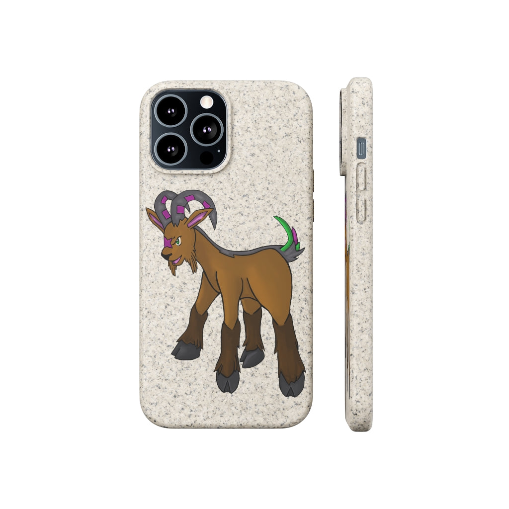 Elkwok Biodegradable Case made from plant-based materials, featuring a slim design and precise cutouts for connectivity.