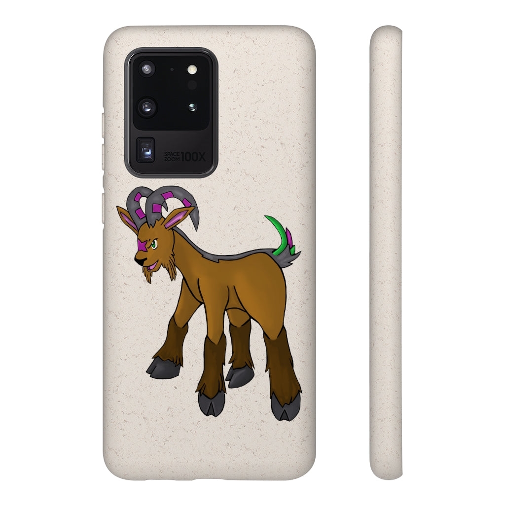 Elkwok Biodegradable Case made from plant-based materials, featuring a slim design and precise cutouts for connectivity.