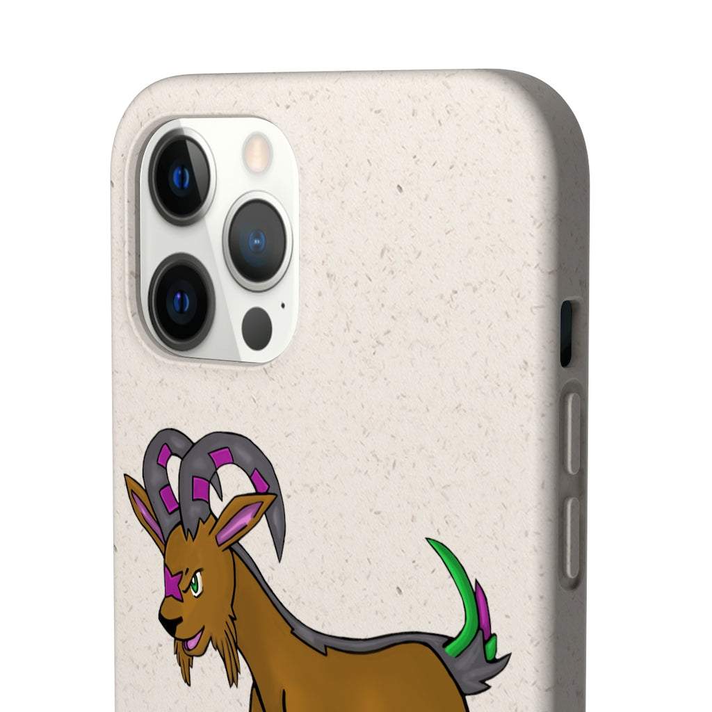 Elkwok Biodegradable Case made from plant-based materials, featuring a slim design and precise cutouts for connectivity.