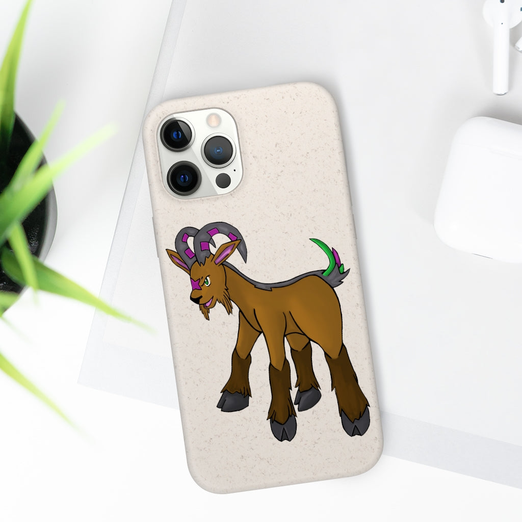 Elkwok Biodegradable Case made from plant-based materials, featuring a slim design and precise cutouts for connectivity.