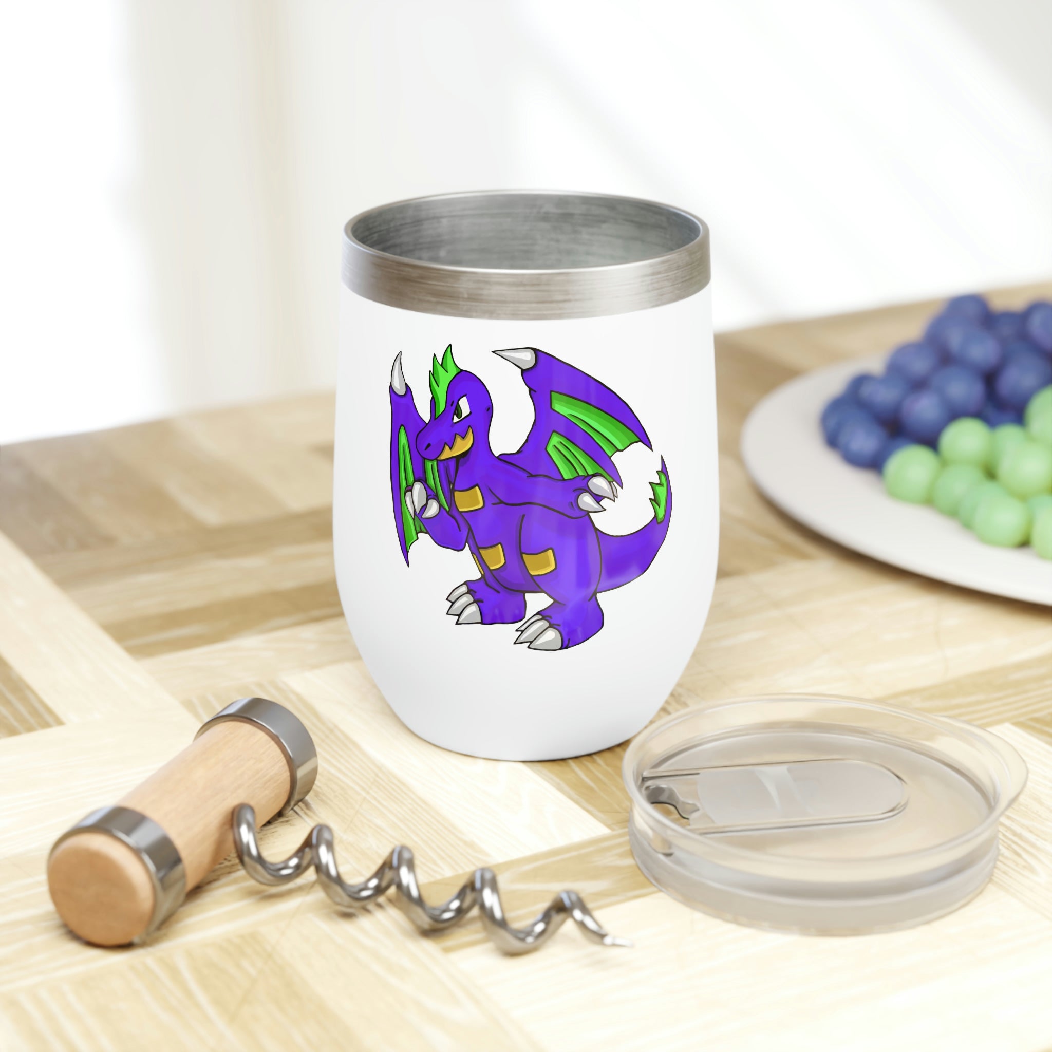 Emiletas Chill Wine Tumbler in stainless steel with a sleek design, perfect for keeping beverages at the ideal temperature.