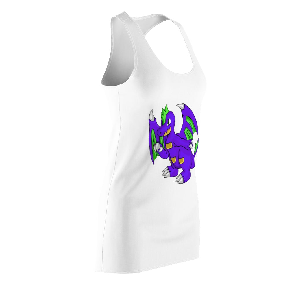 Emiletas Women's Cut & Sew Racerback Dress featuring a stylish racerback design and lightweight fabric, perfect for summer wear.