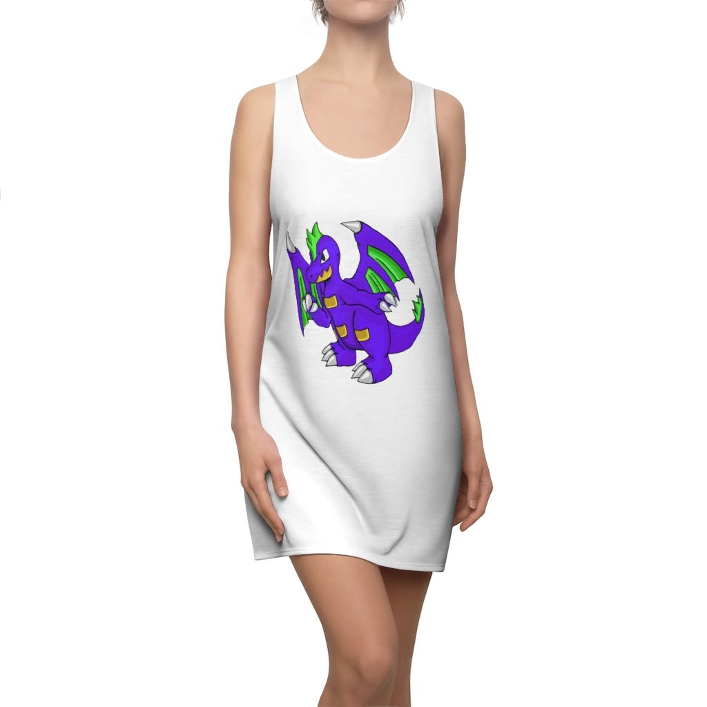 Emiletas Women's Cut & Sew Racerback Dress featuring a stylish racerback design and lightweight fabric, perfect for summer wear.