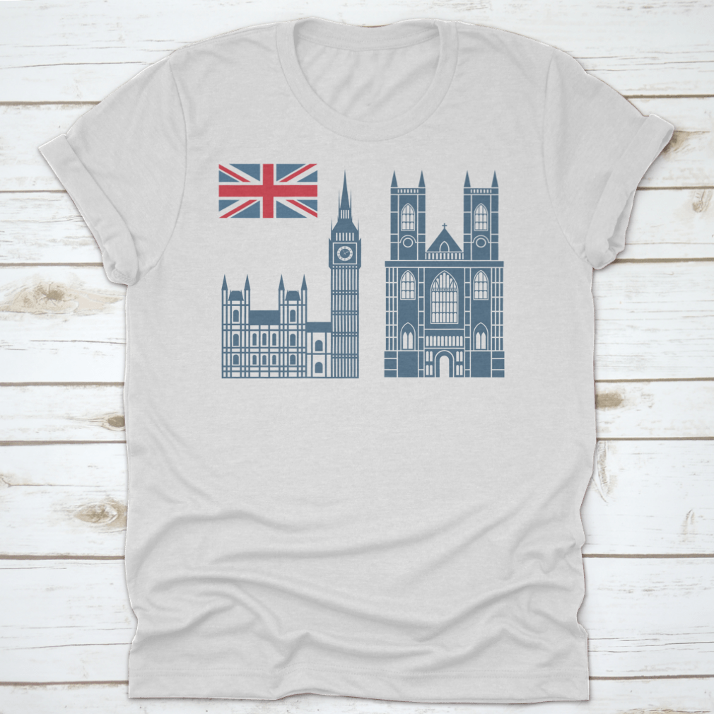 Trendy England Set featuring isolated architecture design on a white background, showcasing its stylish and comfortable appeal.