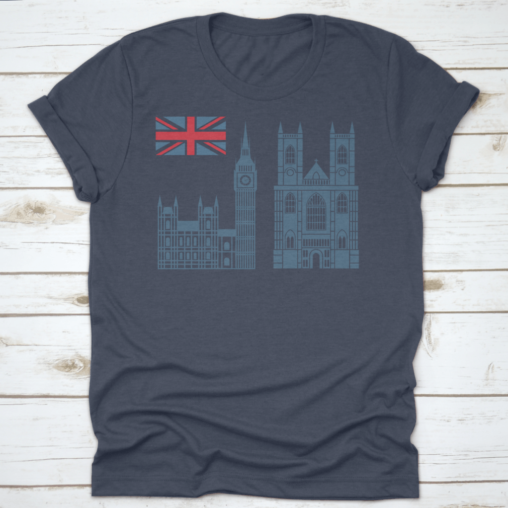 Trendy England Set featuring isolated architecture design on a white background, showcasing its stylish and comfortable appeal.