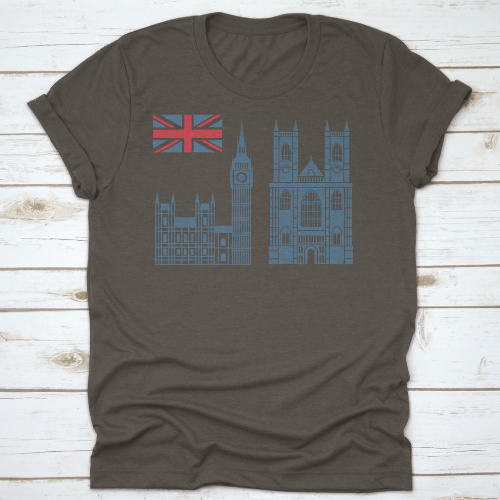 Trendy England Set featuring isolated architecture design on a white background, showcasing its stylish and comfortable appeal.