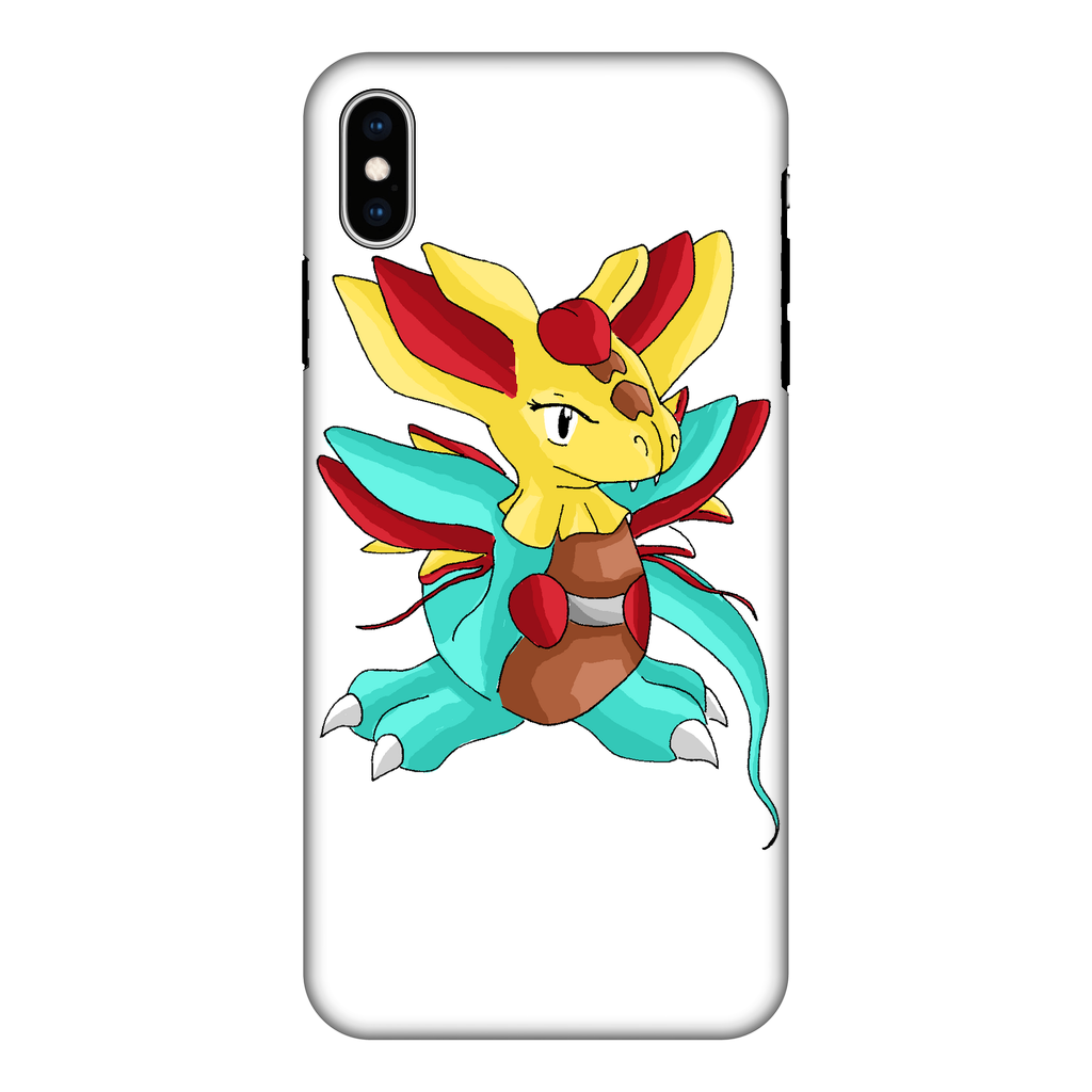 Fabaraess Fully Printed Tough Phone Case showcasing vibrant design and dual-layer protection.