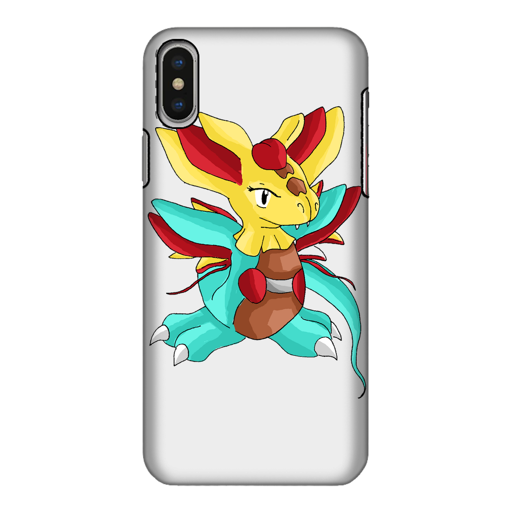 Fabaraess Fully Printed Tough Phone Case showcasing vibrant design and dual-layer protection.