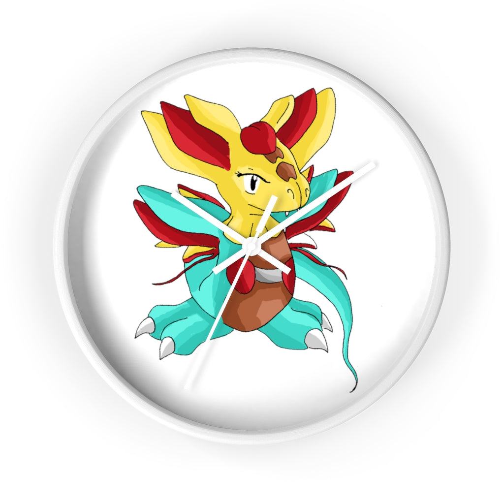 Fabaraess Wall Clock with wooden frame and plexiglass face, showcasing a stylish design for indoor use.