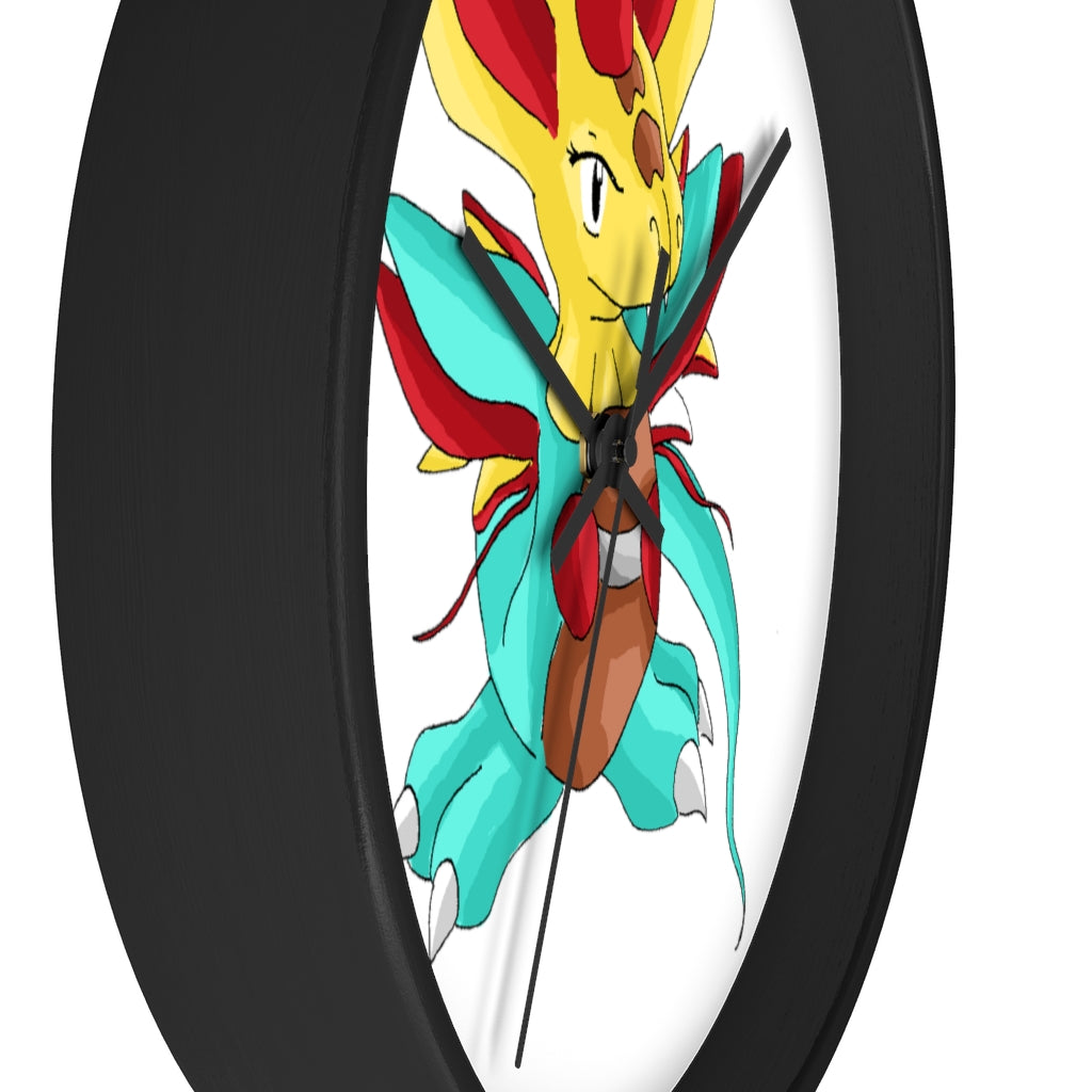 Fabaraess Wall Clock with wooden frame and plexiglass face, showcasing a stylish design for indoor use.