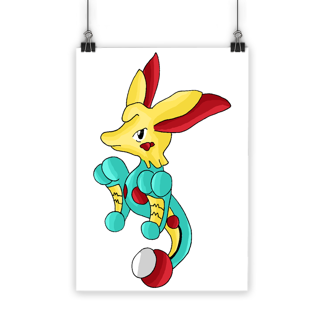 Fabaryu Classic Poster showcasing vibrant colors on semi-gloss paper, ideal for indoor and outdoor use.