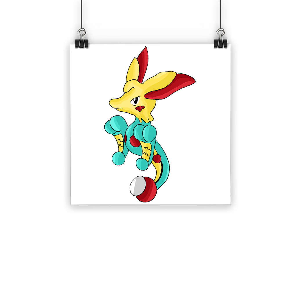 Fabaryu Classic Poster showcasing vibrant colors on semi-gloss paper, ideal for indoor and outdoor use.