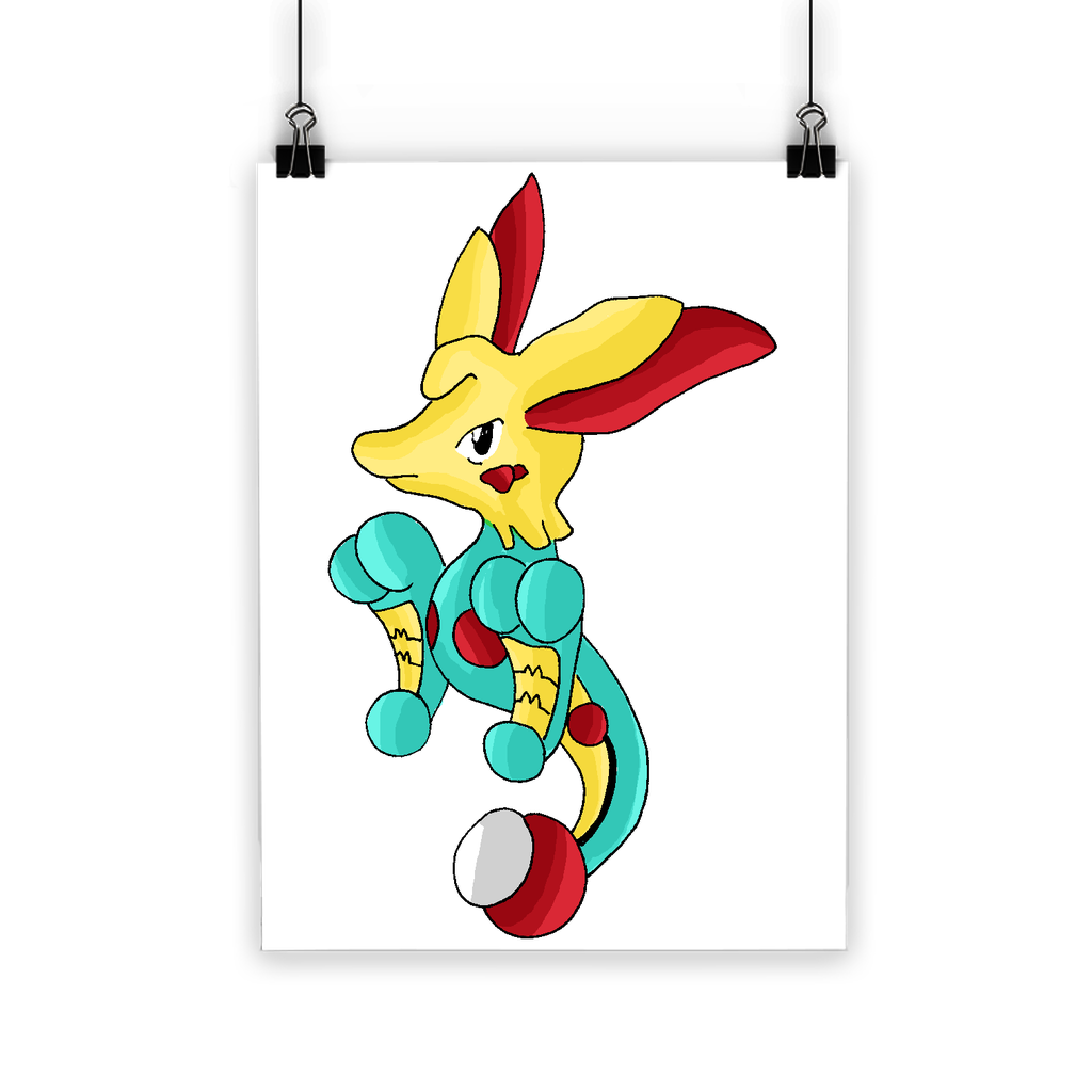 Fabaryu Classic Poster showcasing vibrant colors on semi-gloss paper, ideal for indoor and outdoor use.