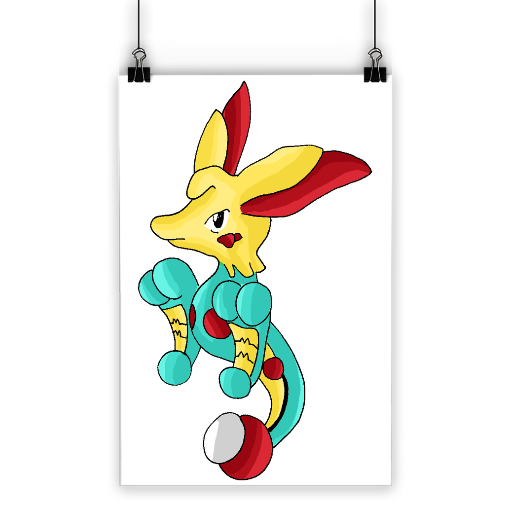 Fabaryu Classic Poster showcasing vibrant colors on semi-gloss paper, ideal for indoor and outdoor use.