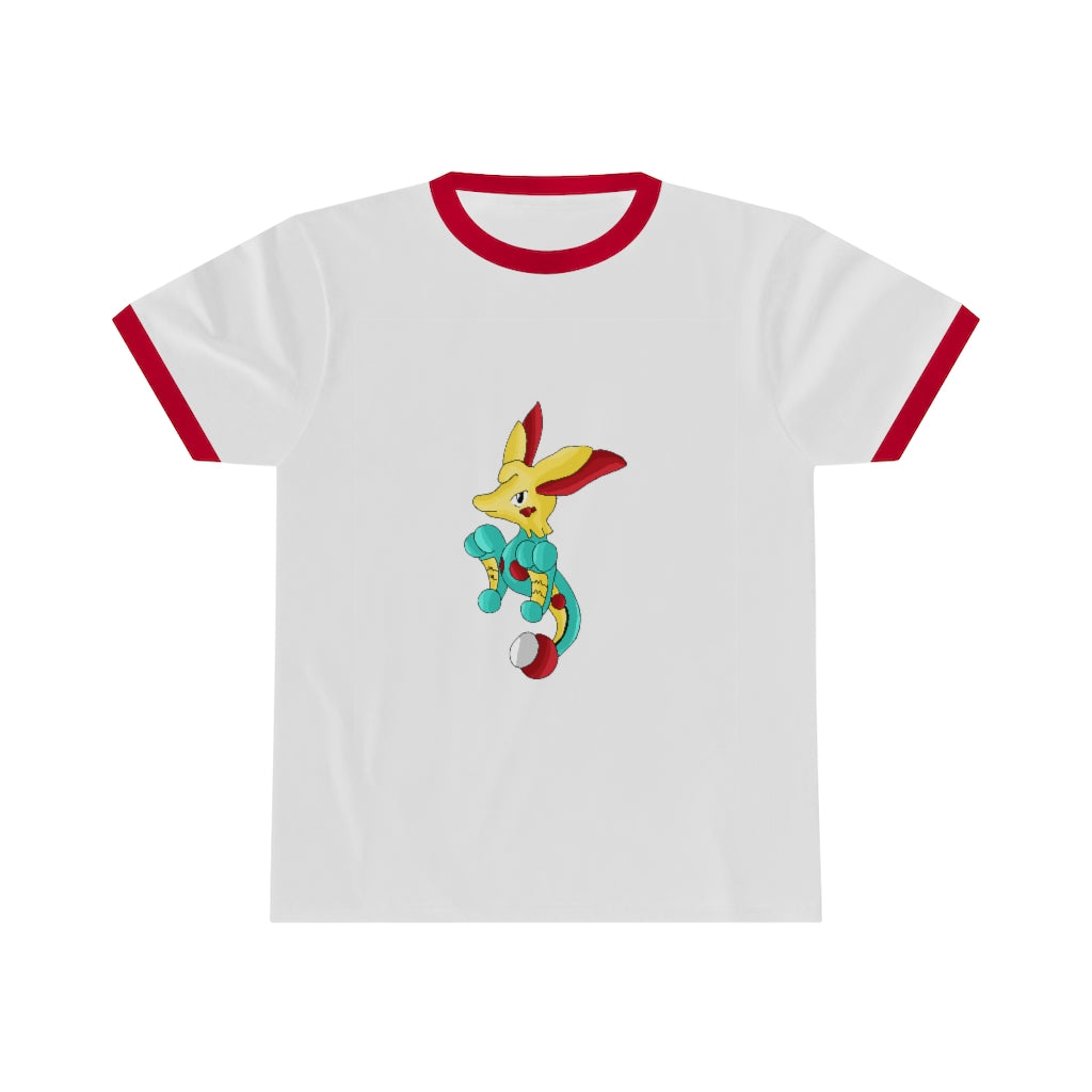 Fabaryu Unisex Ringer Tee in various colors, showcasing its lightweight fabric and classic design.