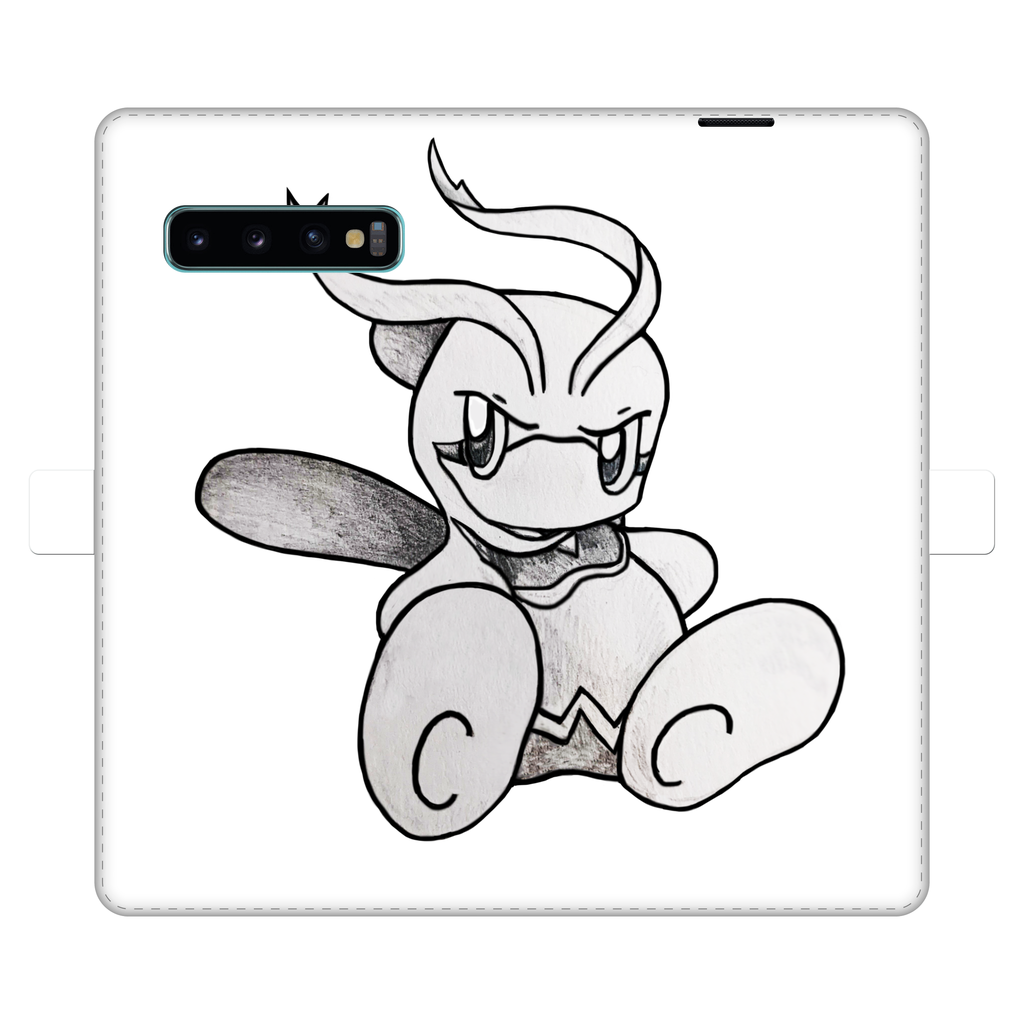 Fairyu Fully Printed Wallet Cases showcasing vibrant designs, magnetic closure, and faux leather material for iPhone and Samsung models.