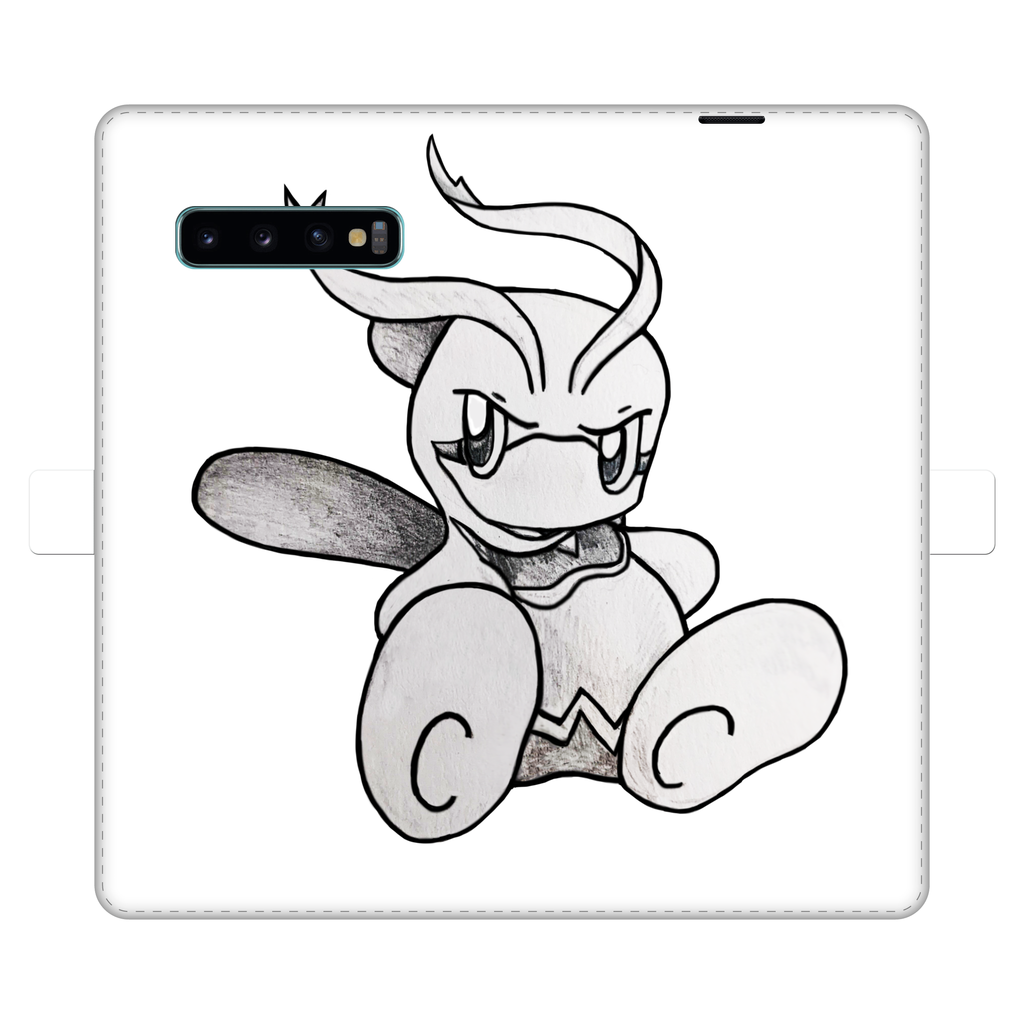 Fairyu Fully Printed Wallet Cases showcasing vibrant designs, magnetic closure, and faux leather material for iPhone and Samsung models.