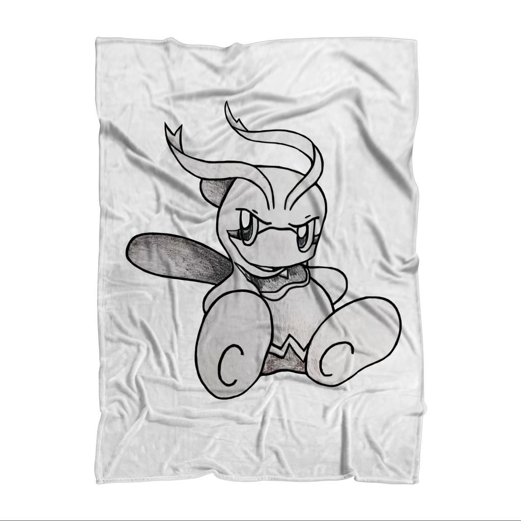 Fairyu Premium Sublimation Adult Blanket showcasing vibrant colors and soft texture, made from 100% polyester fleece.