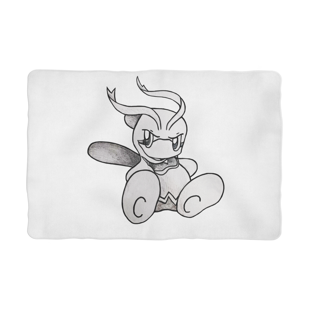 Fairyu Sublimation Pet Blanket made of 100% polyester polar fleece, featuring a cozy design suitable for pets and home decor.