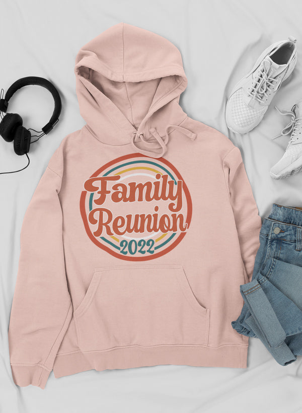 Family Reunion 2021 Hoodie featuring unique designs by top artists, made from warm cotton/poly fleece blend.
