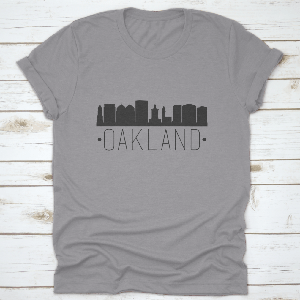 Illustration of the Oakland California skyline featuring famous monuments, showcasing vibrant colors and intricate details.