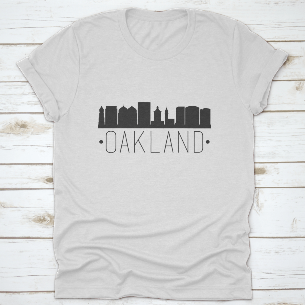 Illustration of the Oakland California skyline featuring famous monuments, showcasing vibrant colors and intricate details.