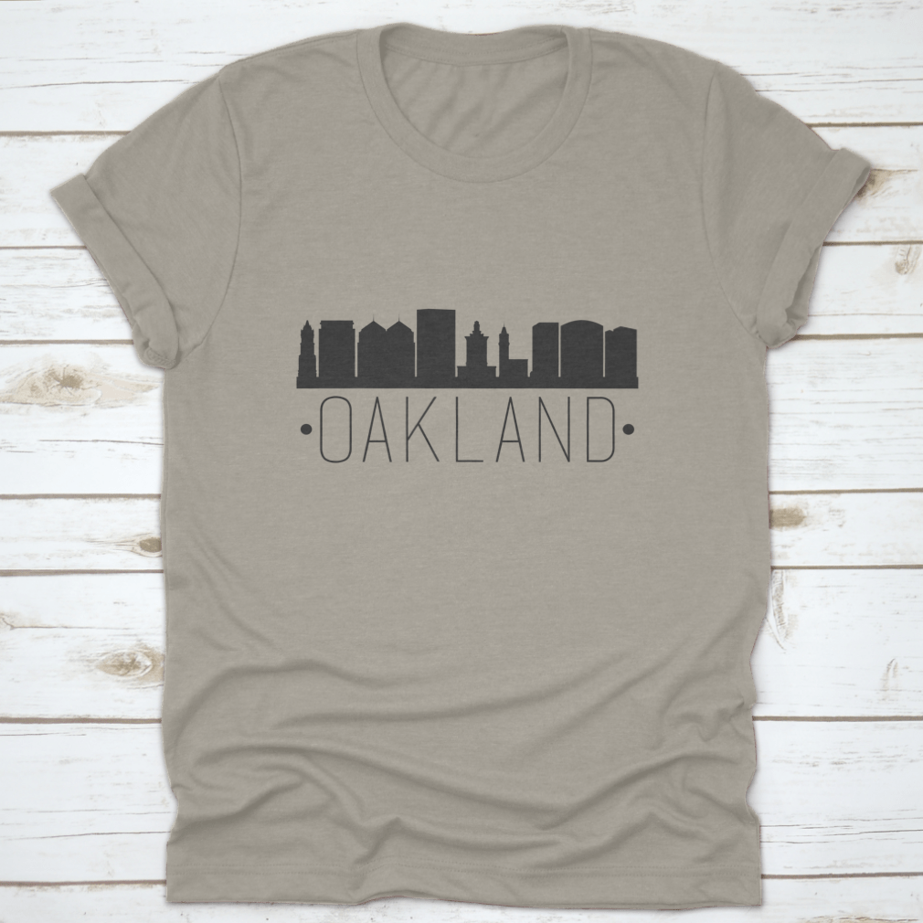 Illustration of the Oakland California skyline featuring famous monuments, showcasing vibrant colors and intricate details.