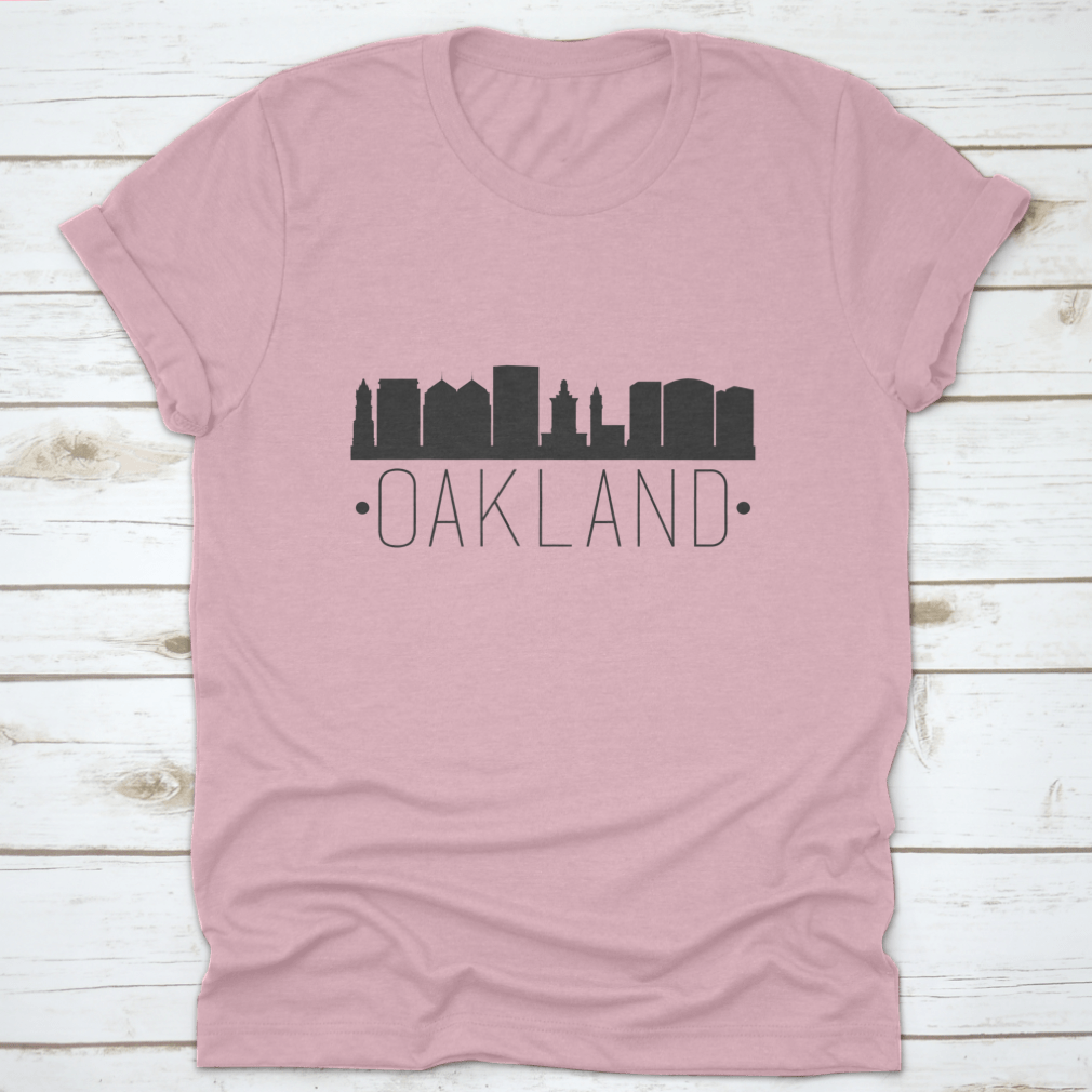 Illustration of the Oakland California skyline featuring famous monuments, showcasing vibrant colors and intricate details.