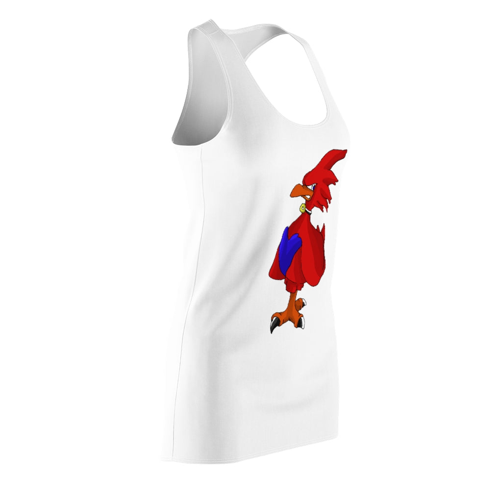 Faulkner Women's Cut & Sew Racerback Dress showcasing a stylish and feminine design with a sporty racerback.