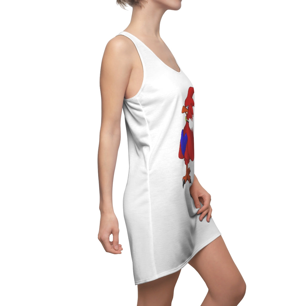 Faulkner Women's Cut & Sew Racerback Dress showcasing a stylish and feminine design with a sporty racerback.