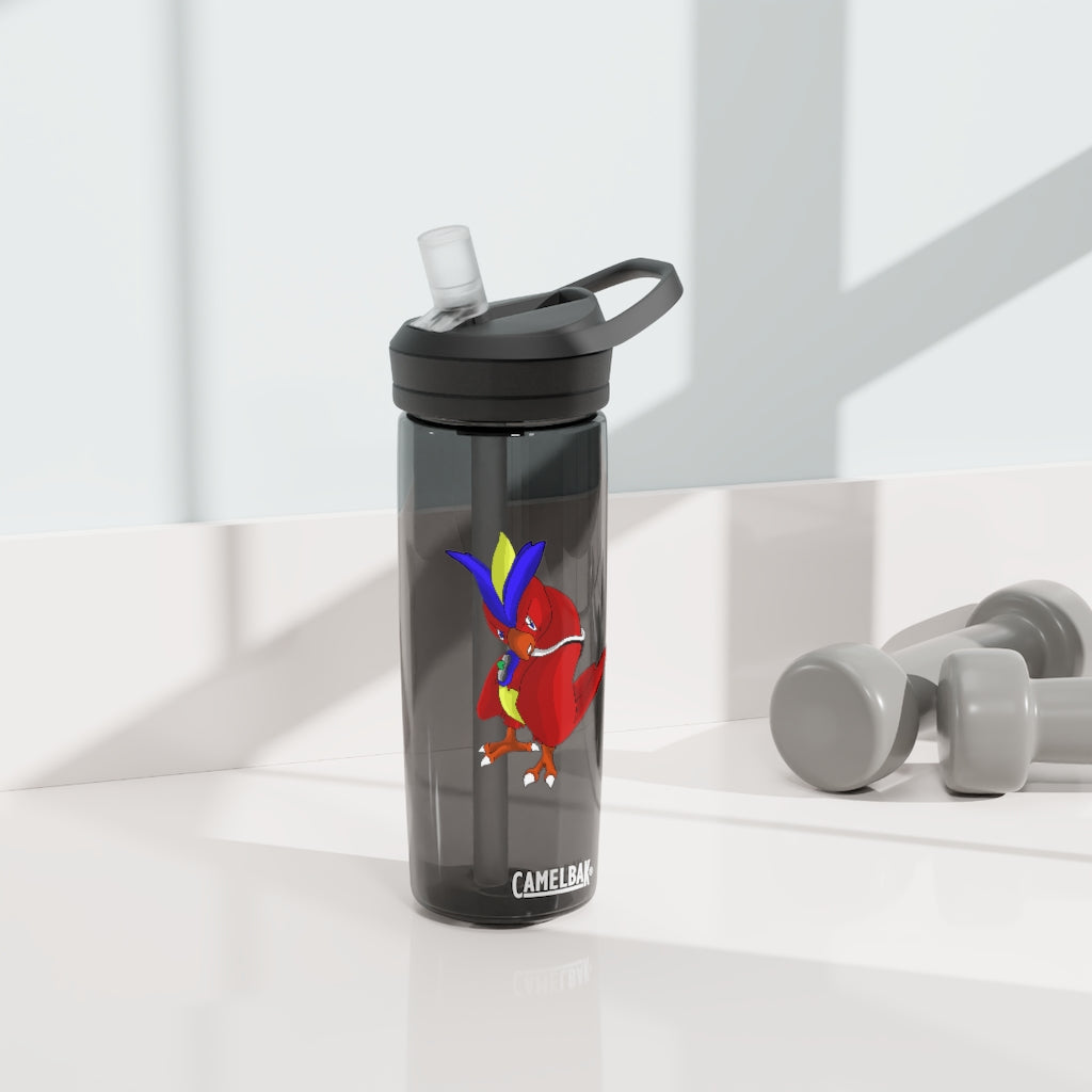 Faulkoneir CamelBak Eddy® Water Bottle in 20oz and 25oz sizes, showcasing its durable Tritan™ material and spill-proof design.