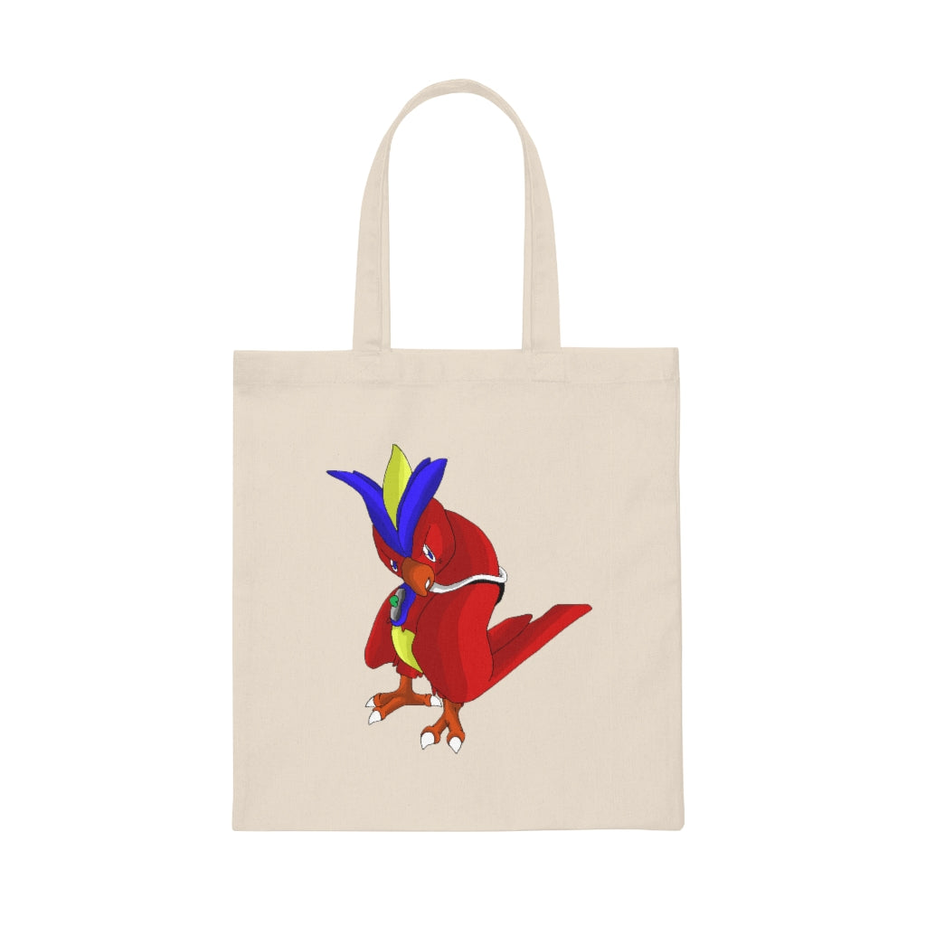 Faulkoneir Canvas Tote Bag made of 100% cotton sheeting, featuring reinforced handles and a customizable design.