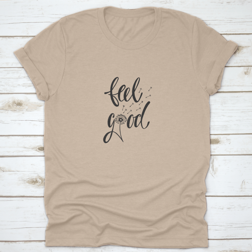 A comfortable cotton T-shirt featuring an inspiring motivational quote design, perfect for everyday wear.