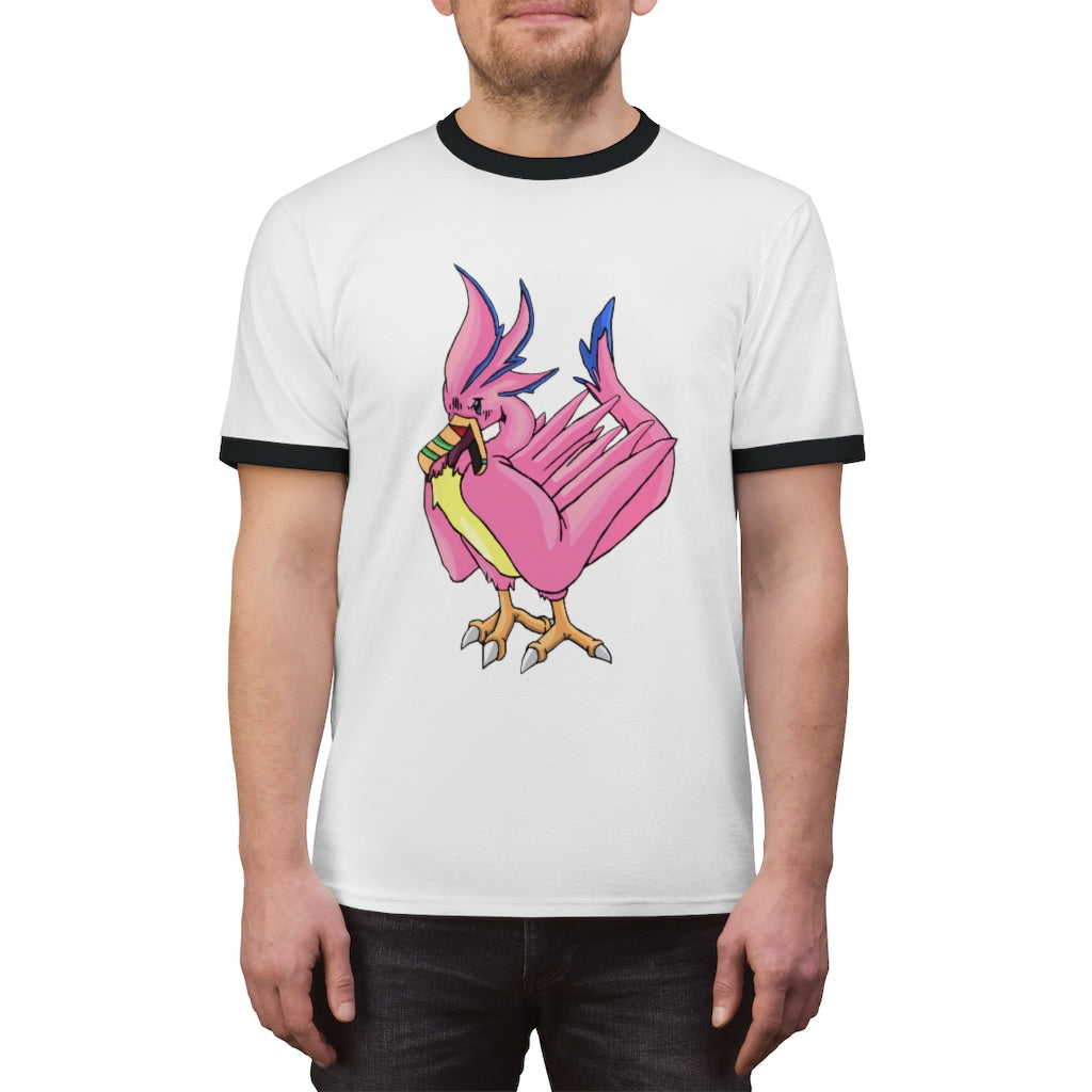 Flaremyu Unisex Ringer Tee showcasing various colors and a classic design, perfect for summer wear.