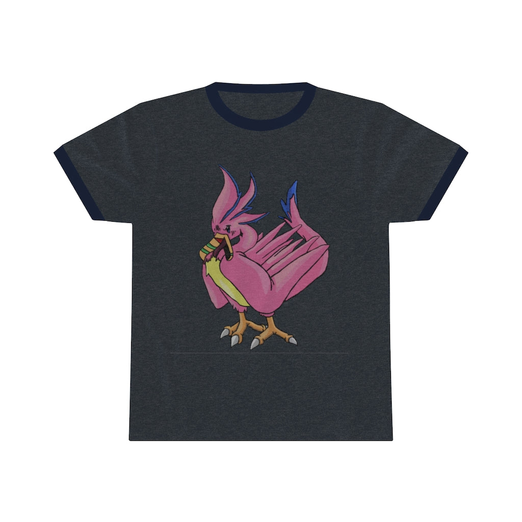 Flaremyu Unisex Ringer Tee showcasing various colors and a classic design, perfect for summer wear.