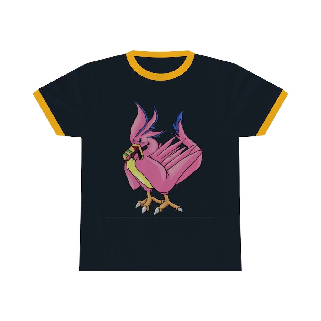 Flaremyu Unisex Ringer Tee showcasing various colors and a classic design, perfect for summer wear.