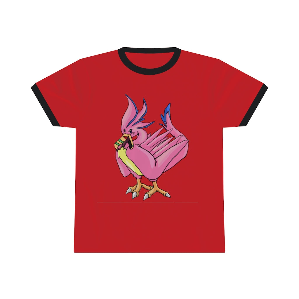 Flaremyu Unisex Ringer Tee showcasing various colors and a classic design, perfect for summer wear.