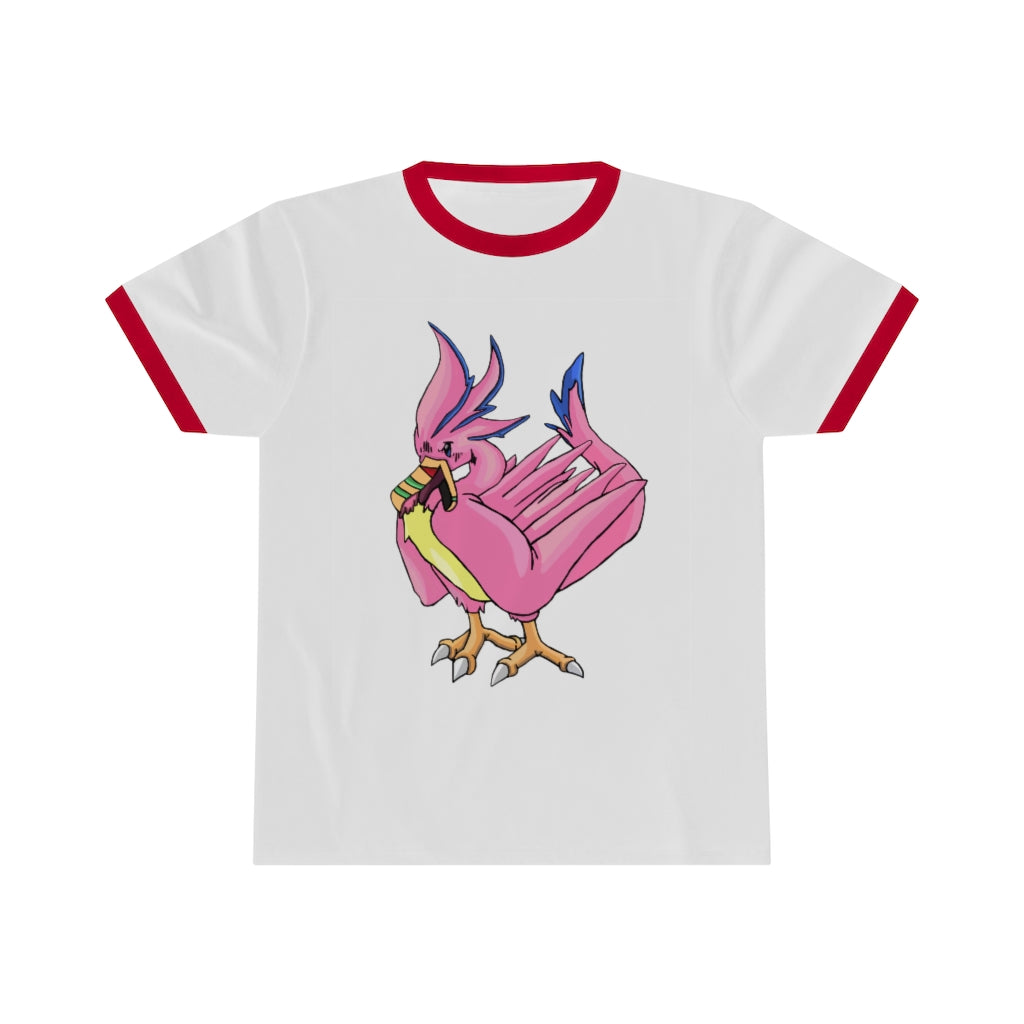 Flaremyu Unisex Ringer Tee showcasing various colors and a classic design, perfect for summer wear.