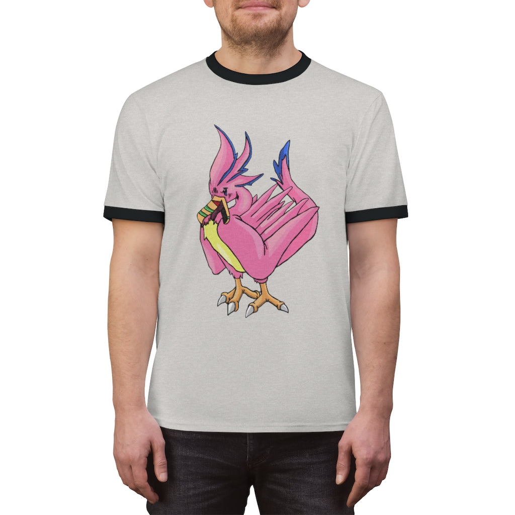 Flaremyu Unisex Ringer Tee showcasing various colors and a classic design, perfect for summer wear.