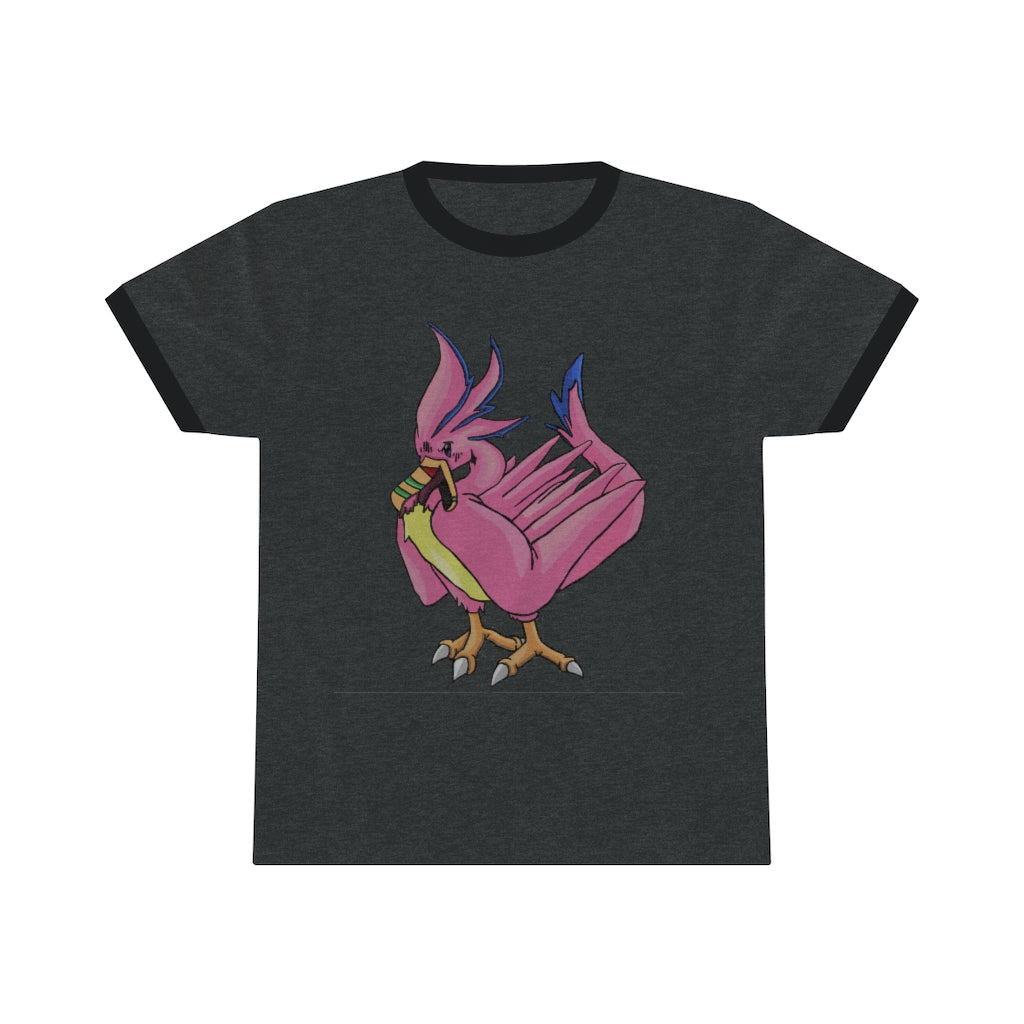 Flaremyu Unisex Ringer Tee showcasing various colors and a classic design, perfect for summer wear.