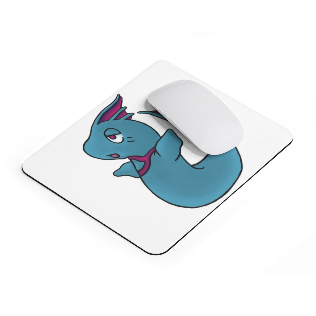 Flozo Mouse Pad featuring a vibrant personalized design on a smooth Neoprene surface, ideal for enhancing desk decor.
