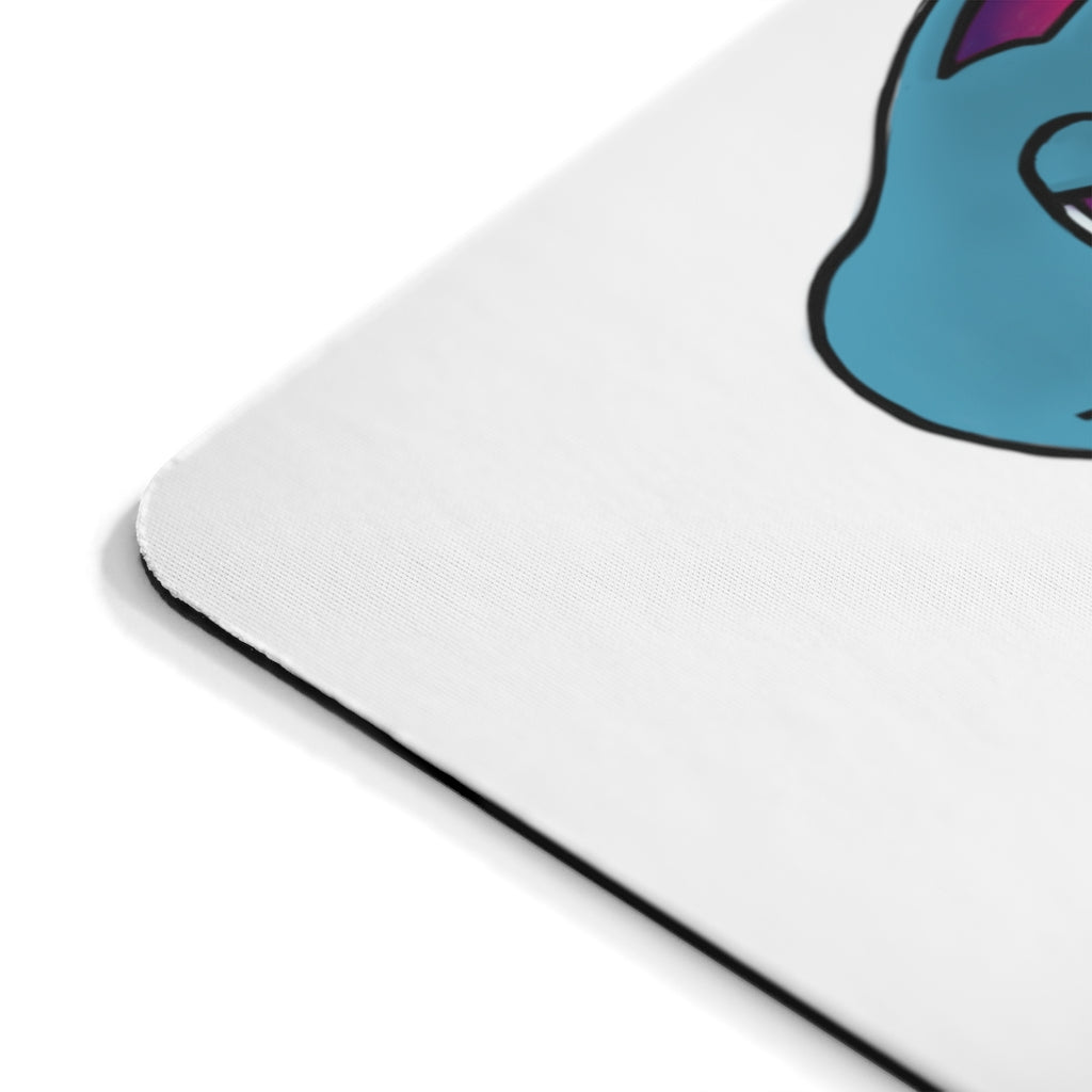 Flozo Mouse Pad featuring a vibrant personalized design on a smooth Neoprene surface, ideal for enhancing desk decor.