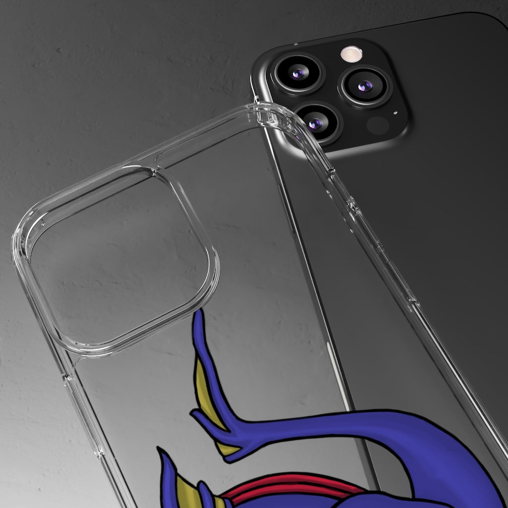 Flozor Clear Case showcasing a sleek, transparent design with precise cutouts for buttons and ports, ideal for smartphone protection.