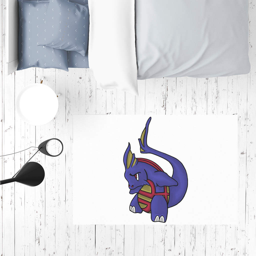 Flozor Sublimation Mat featuring a soft white polyester top and non-skid rubber backing, ideal for play, picnics, and customizable designs.