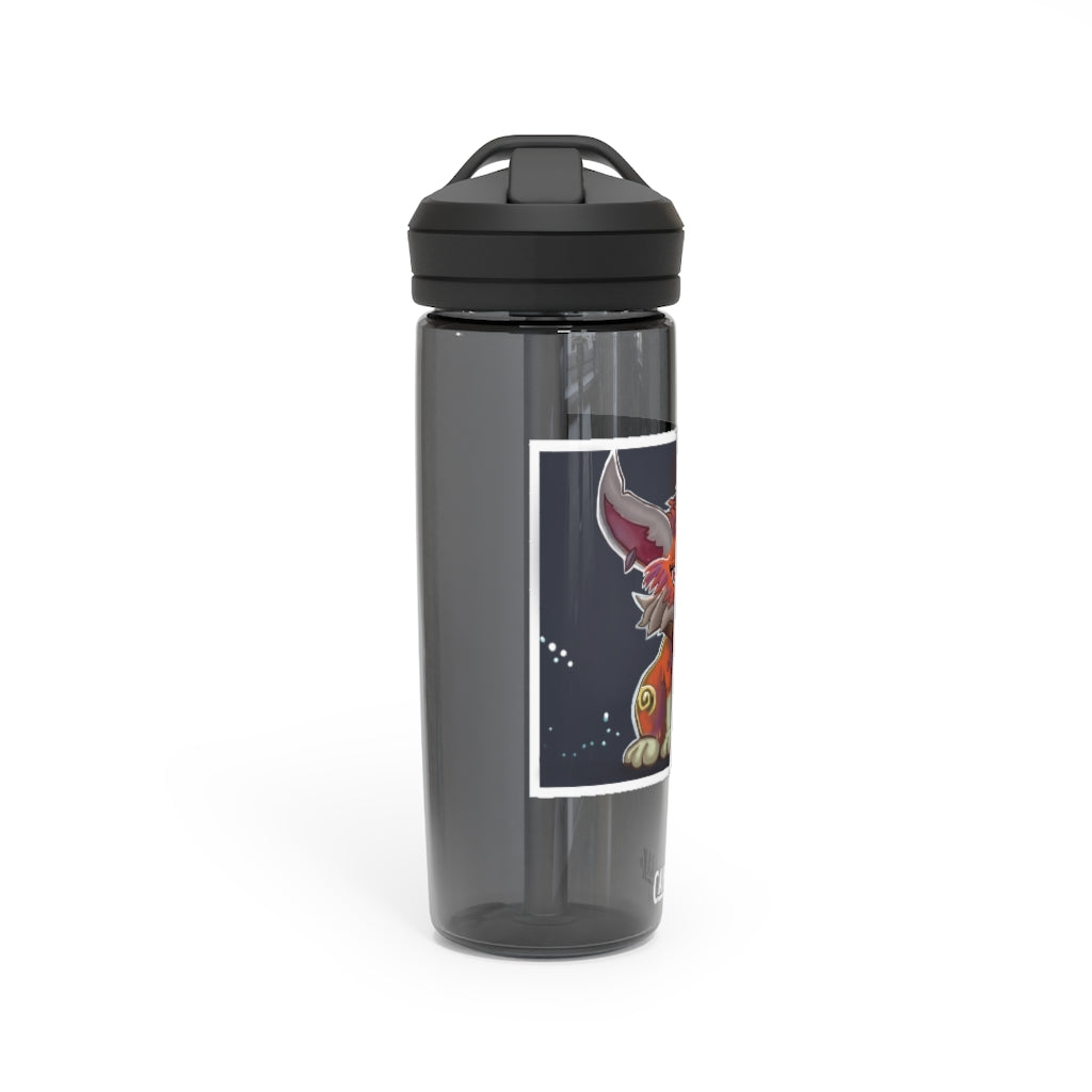 Foxxy CamelBak Eddy® Water Bottle in vibrant colors, showcasing its ergonomic design and spill-proof valve.